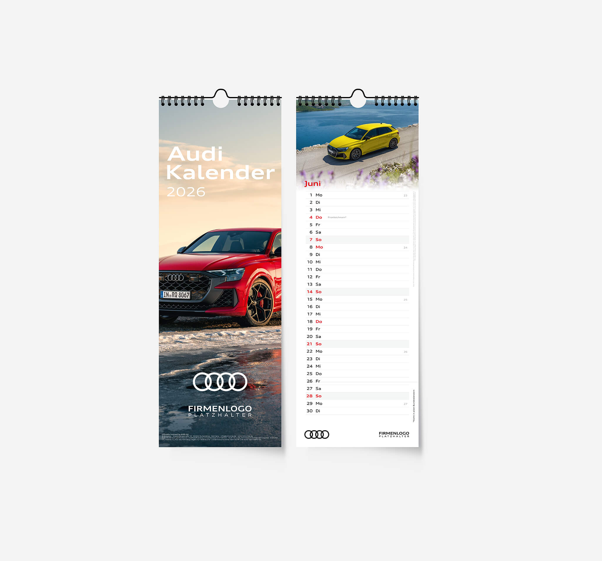 Audi Streifenkalender 2026