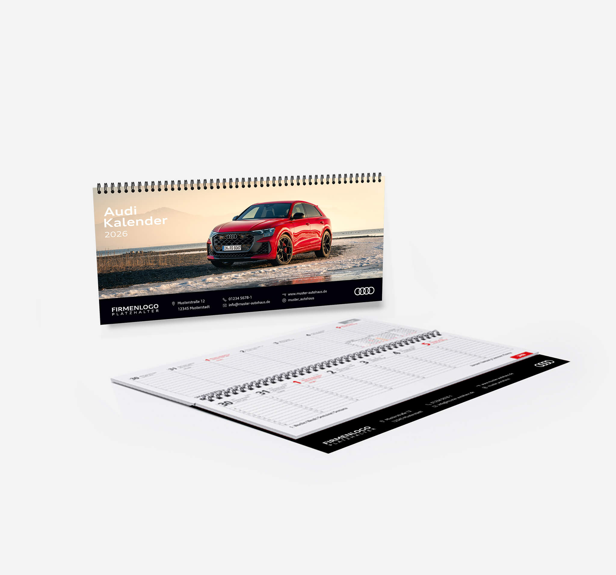 Audi Tischplaner 2026