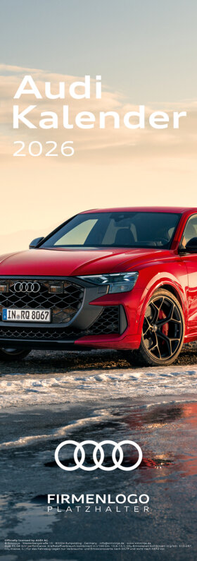 Audi-Streifenkalender-2026-Firmenlogo-Cover